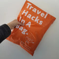 Orange Custom Print Orange Poly Mailers Mailing Bags Glossy Clothing Package Shipping Bags with Custom logo