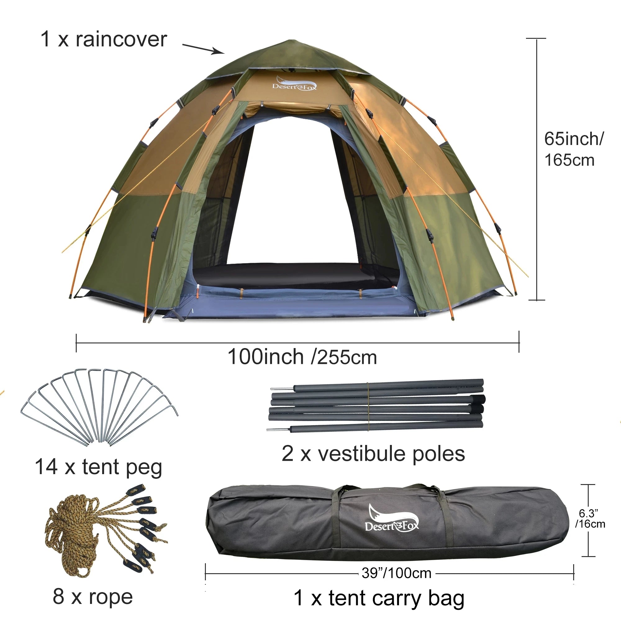 Wholesale Outdoor Tent Outdoor Camping Double Open Automatic Double Spring 3-4 People Beach Waterproof Camping Tent