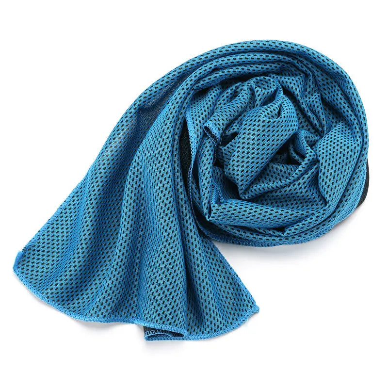 Custom logo Polyester Sport Athletic Quick Dry Instant Ice Cooling Towel for Neck and Face