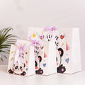 Wholesale Luxury Kids Birthday Party Paper Gift Bags with Ribbon Handles
