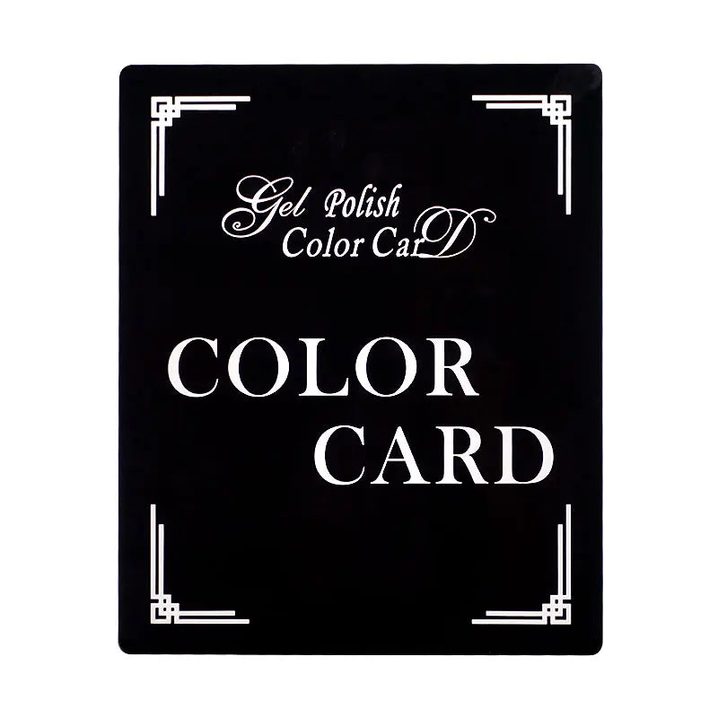 Hot Sale 300 Color Gel Acrylic Display DIY Nail Art Color Card Sample Book Commonly Used by Nail Salons for Nail Polish