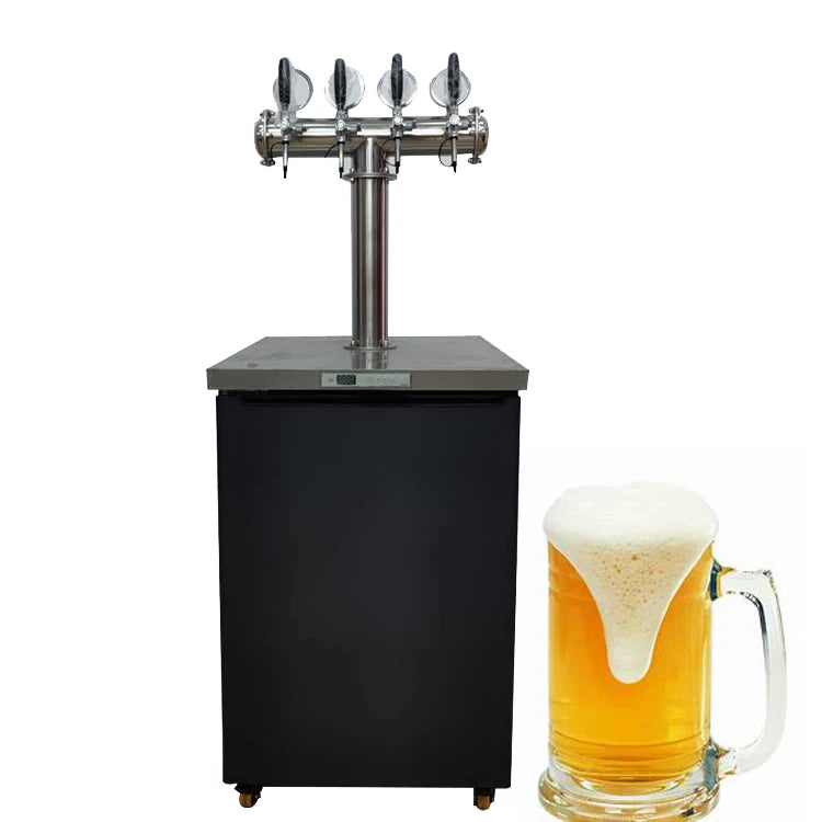 New Type Commercial Double Tap Beer Dispenser 3-7C Temperature 220V Glory GL-BD2T