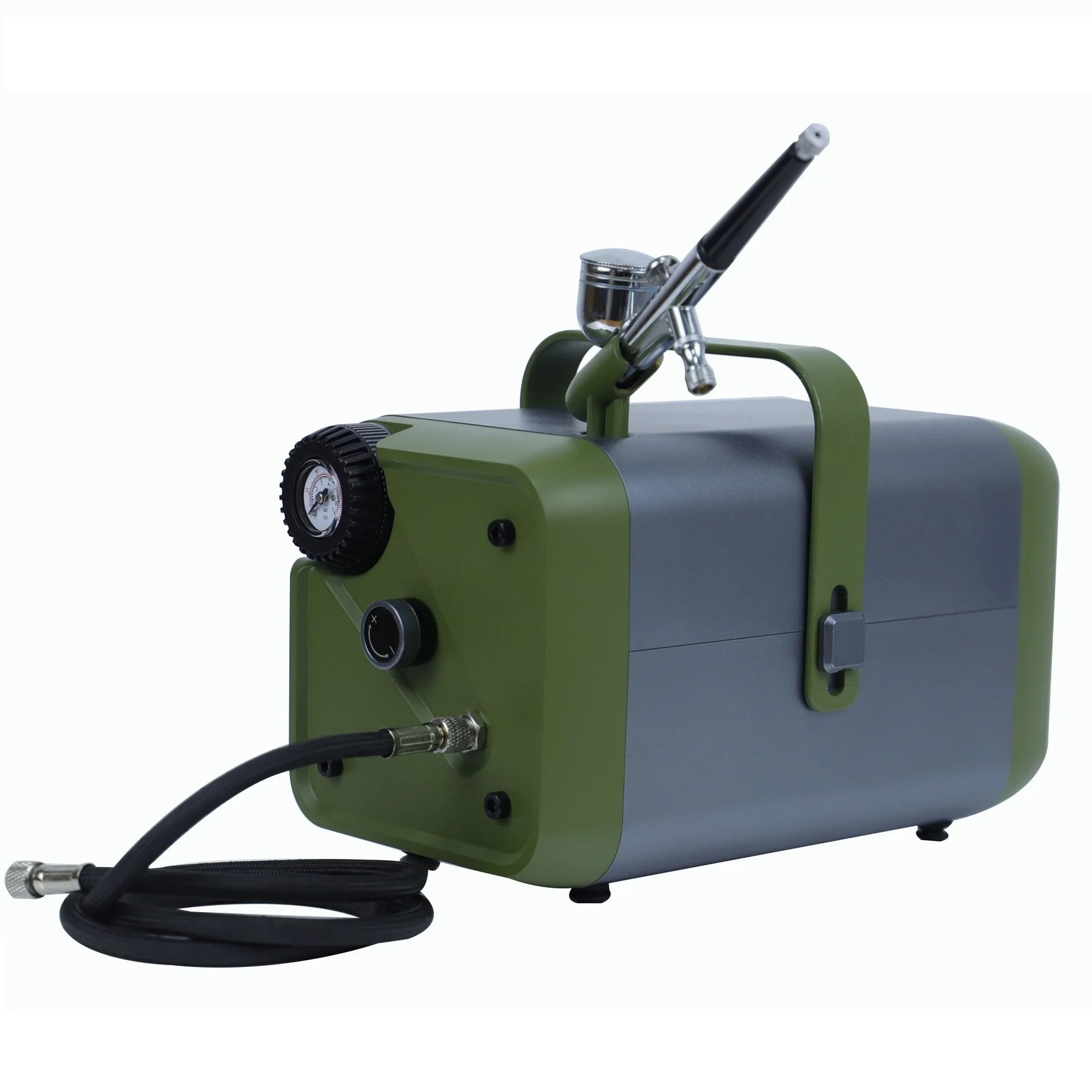 HS-679K Multi-Purpose Airbrush for Cake Clothes Fabric-3-4bar Pressure 20-23L/min Airflow 1/6 HP Power 47dB Quiet