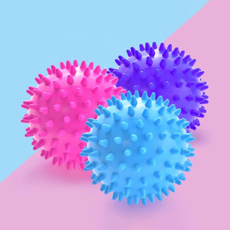 Wholesale Hedgehog Fascia Ball Yoga Acupoint Massage Ball Muscle Relax Fitness Hand Grip Spiky Massage Ball