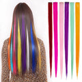 Wig Piece Color Hair Hanging Ear Dye Wig Piece Hair Extension Color Strip Can Be Ironed Color a Clip Long Direct Hair