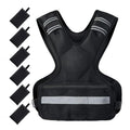 Custom Logo Tactical Adjustable Sport Reflective Waterproof Durable Weighted Running Vest 4-10lb Training Workout Jogging