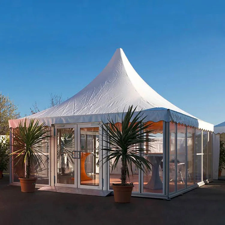 100 Square MeterOutdoor White Exhibition Booth Tent for Sale With PVC Sidewall