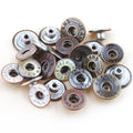 15/17/20 MM Made Hollow Trouser Jeans Button Can Customized With Buttons for Jeans Leather Rivets Straps Brass  Buckle