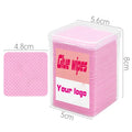 Private Label Eyelash Extensions Glue Wipes/glue Cotton Paper Remover/Wholesale Lint Free Glue Wipes Cotton Wipes