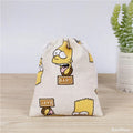 Eco-Friendly  Carton Jute Large Products Packaging Pouch Custom Logo Printed Recycled Burlap Gift Jute Drawstring