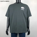 Heavyweight Cotton Men's Tshirt Super Heavy 300gsm Thick Oversized Drop Shoulder T-shirt Crew Neck Custom Printing Logo T Shirt