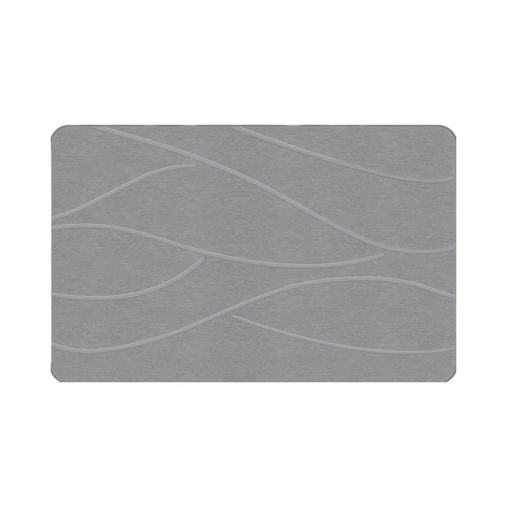 FMT Luxury Anti-Slip and Absorbent Bath Mat Diatomaceous Earth Diatomite  Bathroom Rug