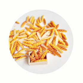 100Pcs/Lot Mixed Wholesale Mini Bread Kawaii Flatback Resin Cabochons Embellishment Realistic Food Crafts for Kitchen Room Decor
