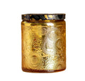 8 oz 250ml Empty Gold Plated Electroplated Shining Glass Candle Jars for Soy Candle Making with Lids