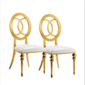 Wholesale Commercial Use Metal Wedding Party Stainless Steel Luxury Furniture Gold Events Chair New Design Elegant Banquet