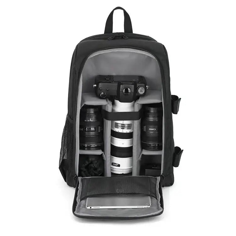 Custom Large Custom Pattern Travel Waterproof  Messenger Backpack Laptop Dslr Camera & Video Bags for Photography Mem Women