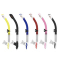 GD Adult Breathing Tube Snorkel for Underwater Snorkeling Swimming Silicone+PC Material Customizable Color Logo for Water Sports