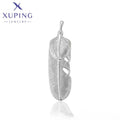 33367 XUPING JEWELRY Fashion Trendy Classic Realistic Stainless Steel Leaf-shaped Neutral Fine Pendant