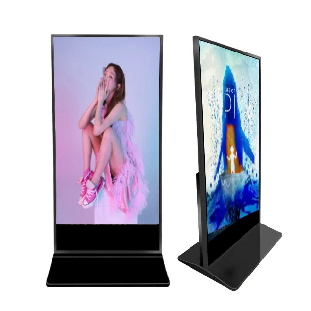 43 55 65 75 85 Inch Floor Stand Digital Signage Interactive Infrared Touch Screen Monitor Advertising Kiosk for Supermarket
