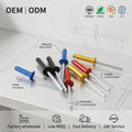Blind Rivet Manufacturer Color Paint Plain Open End Type Dome Head Aluminium Steel Big Large Flange Blind Pop Rivet with groove