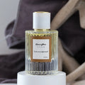 Luxury Parfum Botol 50ml Glass Perfume Bottle Stripe Empty Glass Fragrance Parfum Spray Bottle