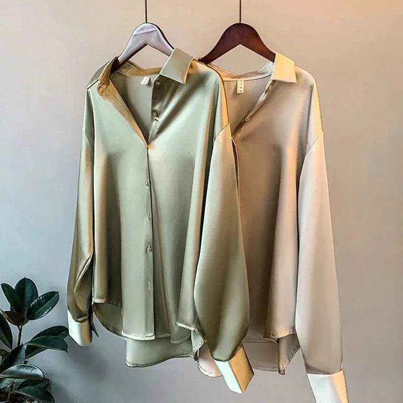 Spring  Womens Clothing  Shirt Vintage Blouse Women Sheer Top Women  Dress Shirt Plus Size