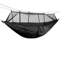 Modern Single or Double Outdoor Camping Nylon Hammock with Anti-Rollover Light Parachute Cloth Features Mosquito Net