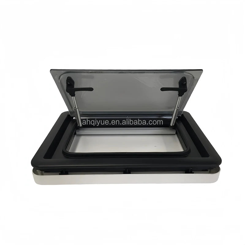 600x600mm RV Caravan Motorhome Truck Camper Right Angle Side Window  With Aluminum Outer Frame