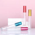 CAIYA 5ml Blue Yellow pink Purple Round Custom Lip Gloss Tubes Packaging New Lip Balm Container  Cosmetic Packaging
