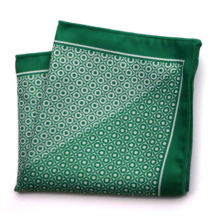 Hot Sale Custom Printed Men's Pocket Square Fashionable and Popular Handkerchief Men's Pocket Label