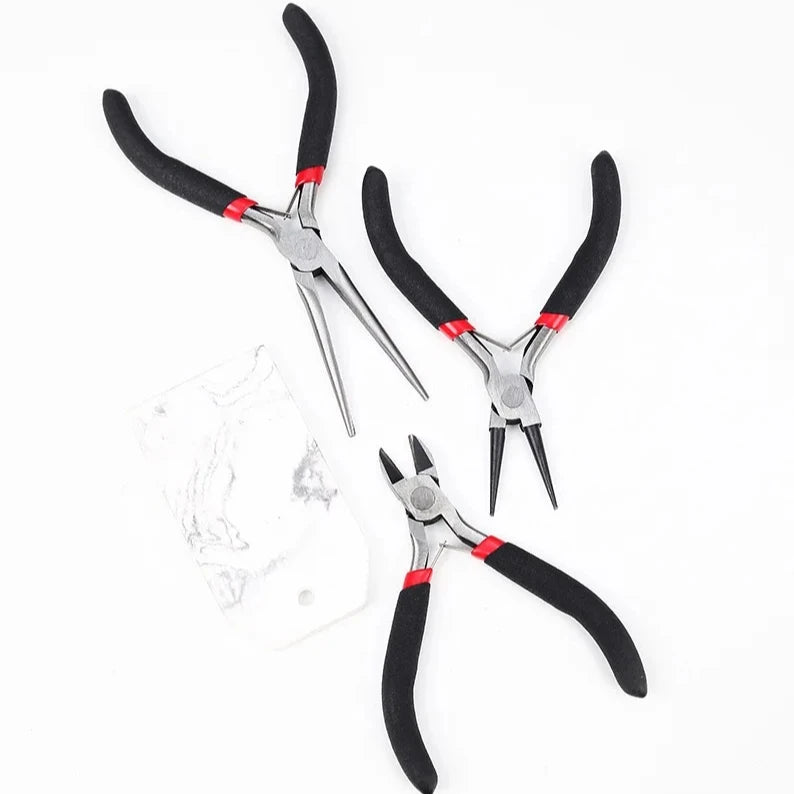 Metal Pliers Flat Sharp Clip Pliers Other Hand Tools for Jewelry Making Needle Finger Ring Pliers Other Hand Tools