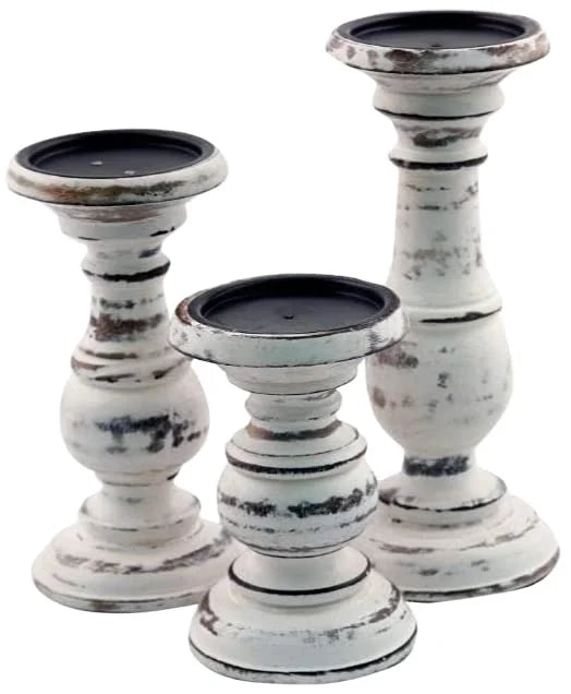 Newest Custom Ins Solid Wood Candle Holders Home Interior Christmas Home Decoration Candle Sticks