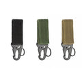 Outdoor Tactical Mountaineering MOLLE Webbing Buckle Polyester Keychain Multifunctional Belt Buckle Key Bag Accessories Eagle