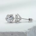 Starsgem New 18k Gold D Vvs Synthetic Diamond Prong Style Claw Setting Earring 2pcs 0.5 Carat IGI Lab Grown Diamond Earrings