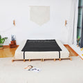Earthing Bed Mat EMF Blocking Grounding Mat Perforated Design Conductive Waterproof Anti-slip PU Leather Sleeping Sheet