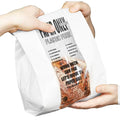 Custom Luxury Recyclable Waxed Glassine Paper Bags Side Gusset Window Biodegradable Food Grade Reusable Heat Seal Ribbon Flat