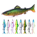 125mm 17.7g Jointed Minnow Fishing Lures Multi Segmented Swimbait Sinking Hard Bait Wobblers for Bass Pike Saltwater Freshwater