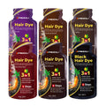 7 Colorful Effect Go Perfect Bubble Cover Gray Hair Dark Brown Meidu 3 in 1 Black Sachet Hair Dye Shampoo Color