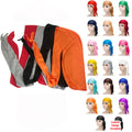 Fashion Sweat Absorbed Hip-Hop Outdoor Adult Durags Men Long Tail for 360 Waves Solid Headwraps