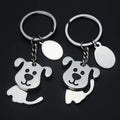 New Shake Head Dog Keychains Zinc Alloy Metal Dog Keyrings Custom LOGO for Pet Gifts