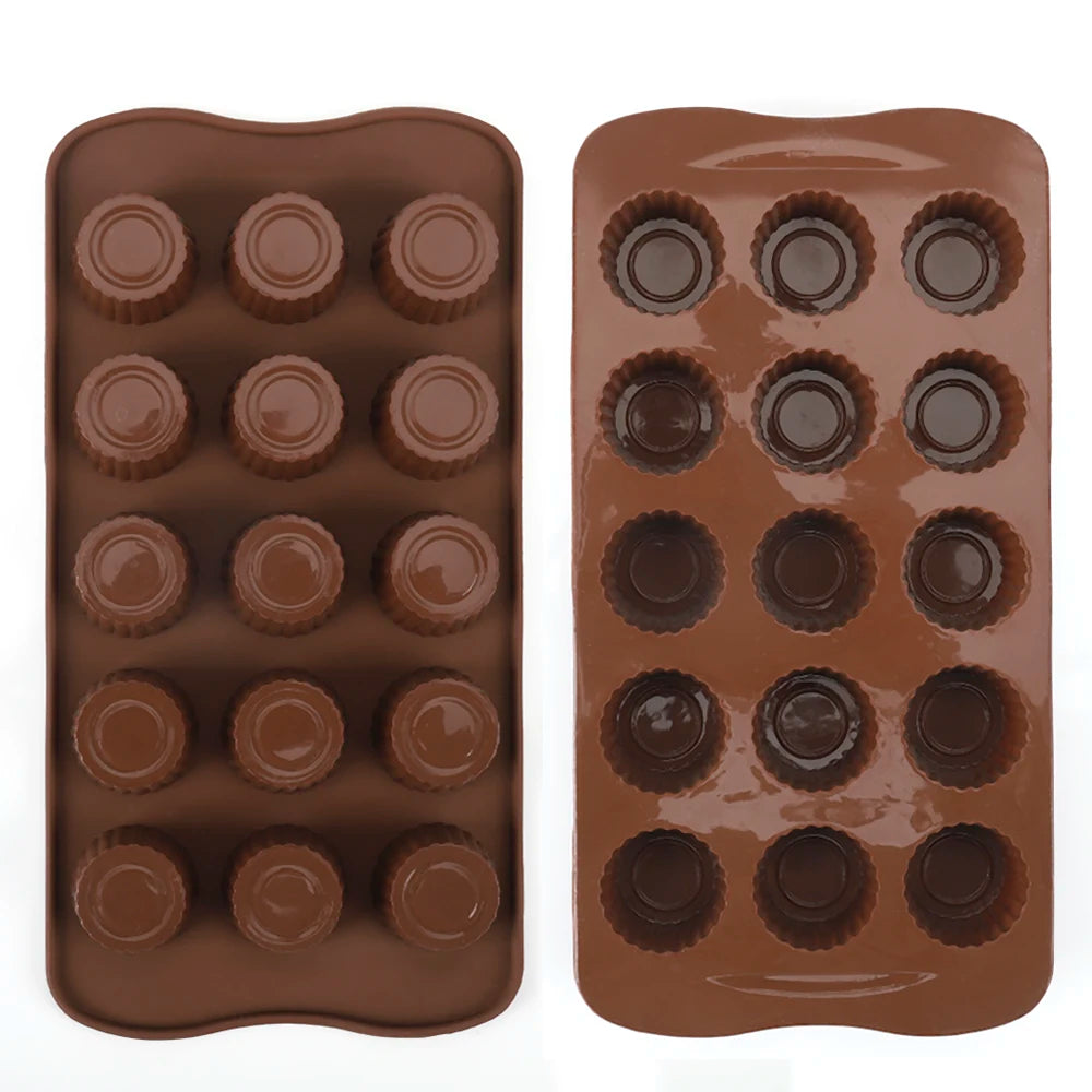 Homemake Non Stick Column Shape Chocolate Custom Transfer Mold Chocolate Making Mold
