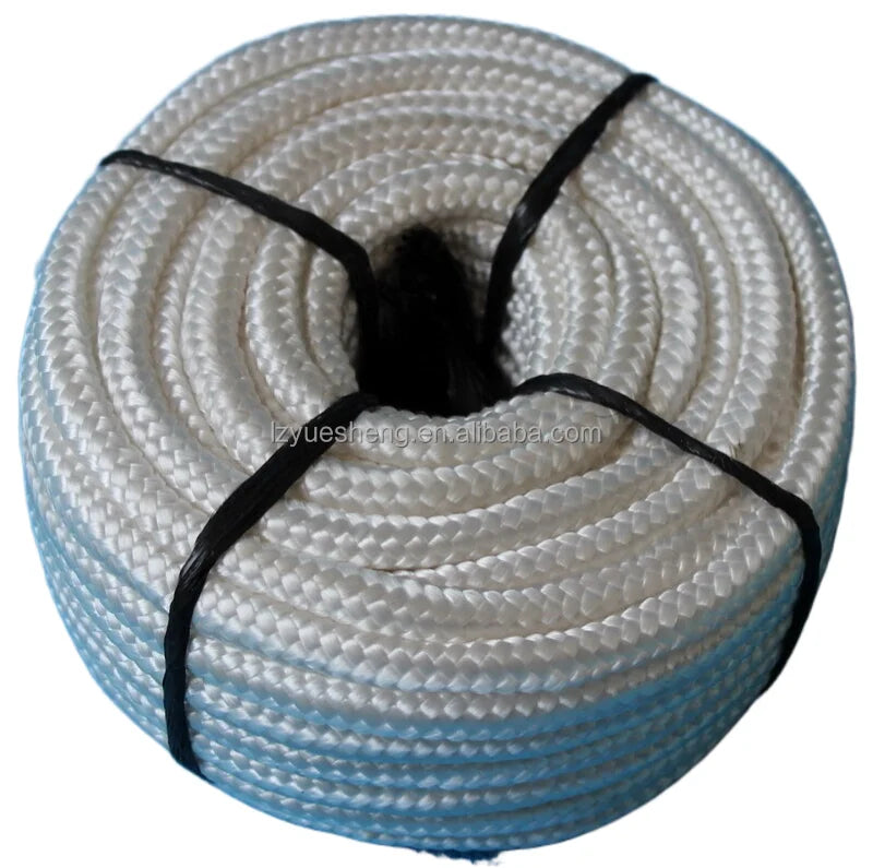 Promotion 6Mm Double Braided Marine Diamond Nylon Rope Solid Braid 3/8 Inch Dock Line Assorted Color Packing Ropes