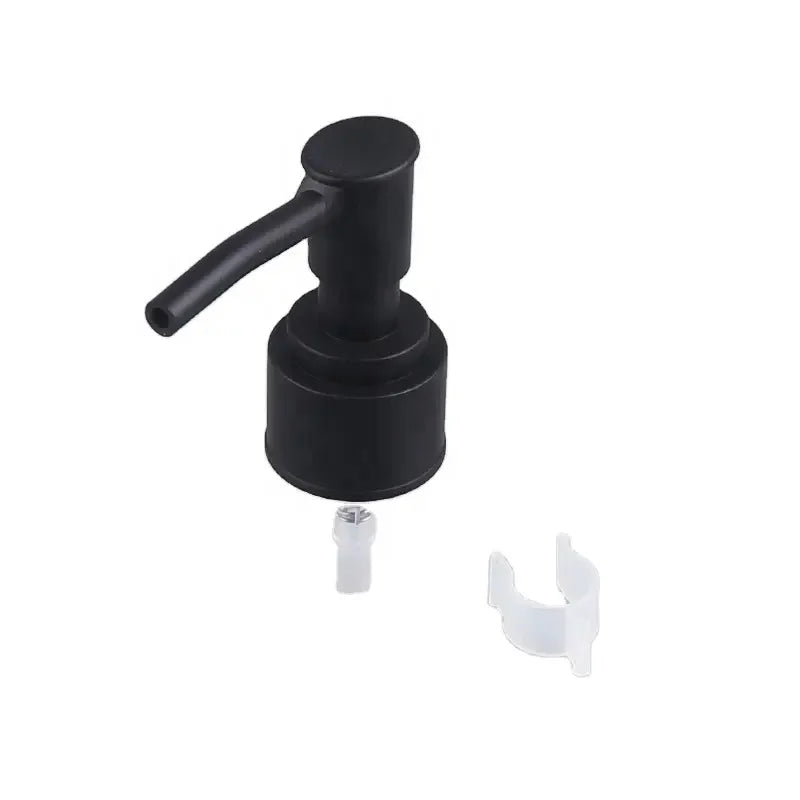 24/410 Eco Friendly Recycled Black Matte Plastic UV Cream Bottle Soap Non Spill Pump Sprayer for Shampoo