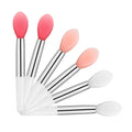 Silicone Lip Brush Set Lipstick Lip Gloss Applicator Brushes Mini Lip Care Makeup Brushes