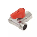 China Manufacturer 1/2 Male Threaded Check Valve Three Way Mini Brass Ball Valve