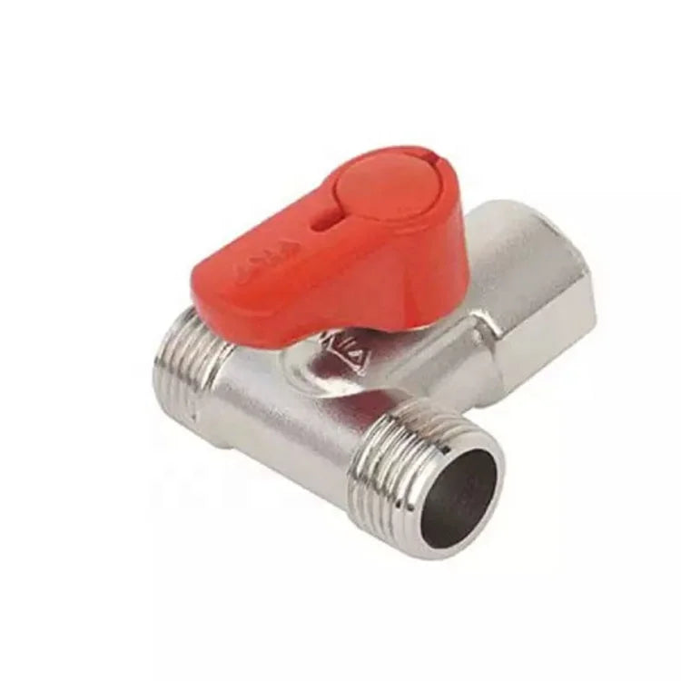 China Manufacturer 1/2 Male Threaded Check Valve Three Way Mini Brass Ball Valve