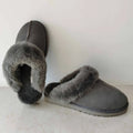 Women's Autumn Winter Warm Breathable Anti-Slippery Real Australian Sheepskin Fur Warm for with EVA Outsole