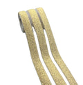 9CM Golden Silver Hollow Fish Silk Eco-Friendly Sustainable High Tenacity Breathable Nylon Mesh Webbing Elastic Band Custom Logo
