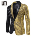 Liu Ming Autumn Cheap Wholesale Trends Men Fashion Host Performance Dance Slim Jacket Sequins Blazer