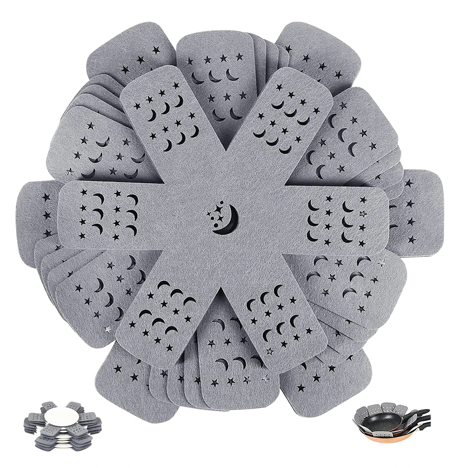 New Design Felt Pan Pot Separators for Cookware Pot and Pan Protector